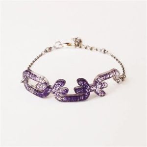 Color By Amber Purple OUR carved bracelet